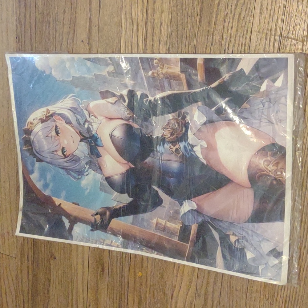 Anime girl art sealed (Also AI generated??)